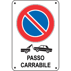 passo carrabile rimozione forzata
